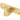From The Anvil's Polished Brass Cranked Stay Pin; #finish_polished-brass