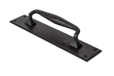 From The Anvil's Beeswax Pull Handle on Backplate; #finish_beeswax