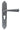 From The Anvil's Pewter Patina Gothic Lever Euro Lock Door Handles; #finish_pewter-patina