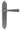 From The Anvil's Pewter Patina Gothic Lever Bathroom Door Handles; #finish_pewter-patina