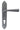 From The Anvil's Pewter Patina Gothic Lever Espag. Lock Set; #finish_pewter-patina
