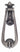 From The Anvil's Antique Pewter Loop Door Knocker; #finish_antique-pewter