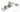 From The Anvil's Pewter Patina Monkeytail Lever Bathroom Door Handles; #finish_pewter-patina