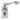 From The Anvil's Pewter Patina Monkeytail Lever Bathroom Door Handles; #finish_pewter-patina