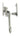 From The Anvil's Pewter Patina Locking Night-Vent Monkeytail Fastener; #finish_pewter-patina