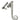 From The Anvil's Pewter Patina Locking Night-Vent Monkeytail Fastener; #finish_pewter-patina