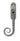 From The Anvil's Pewter Patina Monkeytail Espag; #finish_pewter-patina