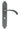 From The Anvil's Pewter Patina Gothic Curved Lever Lock Door Handles; #finish_pewter-patina