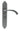 From The Anvil's Pewter Patina Gothic Curved Lever Bathroom Door Handles; #finish_pewter-patina