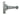 From The Anvil's Pewter Patina Penny End T Hinge (pair); #finish_pewter-patina