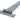 From The Anvil's Pewter Patina Penny End T Hinge (pair); #finish_pewter-patina