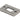 From The Anvil's Pewter Patina Mortice Plate for Cranked Door Bolt; #finish_pewter-patina