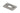 From The Anvil's Pewter Patina Mortice Plate for Cranked Door Bolt; #finish_pewter-patina