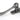From The Anvil's Pewter Patina Handmade Peardrop Fastener; #finish_pewter-patina