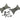 From The Anvil's Pewter Patina Butterfly Hinge (pair); #finish_pewter-patina
