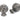 From The Anvil's Pewter Patina Twist Cabinet Knob; #finish_pewter-patina