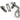 From The Anvil's Pewter Patina Locking Shepherd's Crook Fastener; #finish_pewter-patina