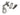 From The Anvil's Pewter Patina Locking Shepherd's Crook Fastener; #finish_pewter-patina