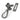 From The Anvil's Pewter Patina Shepherd's Crook Fastener; #finish_pewter-patina