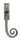 From The Anvil's Antique Pewter Slim Monkeytail Espag; #finish_antique-pewter
