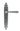 From The Anvil's Pewter Patina Cromwell Lever Bathroom Door Handles; #finish_pewter-patina