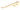 From The Anvil's Polished Brass Peardrop Stay; #finish_polished-brass