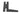 From The Anvil's Black HL Hinge (pair); #finish_black