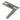 From The Anvil's Pewter Patina HL Hinge (pair); #finish_pewter-patina