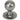 From The Anvil's Pewter Patina Round Mortice/Rim Knob Set; #finish_pewter-patina
