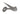 From The Anvil's Pewter Patina Frame Keep Pin; #finish_pewter-patina