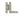 From The Anvil's Pewter Patina HL Hinge (pair); #finish_pewter-patina
