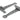 From The Anvil's Pewter Patina Penny End T Hinge (pair); #finish_pewter-patina