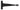 From The Anvil's Black Arrow Head T Hinge (pair); #finish_black