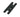 From The Anvil's Black H Hinge (pair); #finish_black
