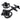 From The Anvil's Black Shakespeare Latch Set; #finish_black