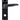 From The Anvil's Black Smooth Lever Bathroom Door Handles; #finish_black