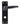 From The Anvil's Black Smooth Lever Bathroom Door Handles; #finish_black