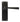 From The Anvil's Black Avon Lever Latch Door Handles; #finish_black