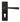 From The Anvil's Black Avon Lever Euro Lock Door Handles; #finish_black