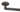 From The Anvil's Beeswax French Door Bolt; #finish_beeswax