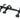 From The Anvil's Black Oxford Privacy Latch Set; #finish_black