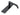From The Anvil's Black Deluxe Lever Latch Door Handles; #finish_black