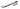 From The Anvil's Black Shepherd's Crook Stay; #finish_black