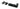 From The Anvil's Black Straight Knob Bolt; #finish_black