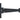 From The Anvil's Black Penny End T Hinge (pair); #finish_black