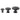 From The Anvil's Black Hammered Cabinet Knob; #finish_black