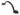 From The Anvil's Black Gothic D Handle; #finish_black