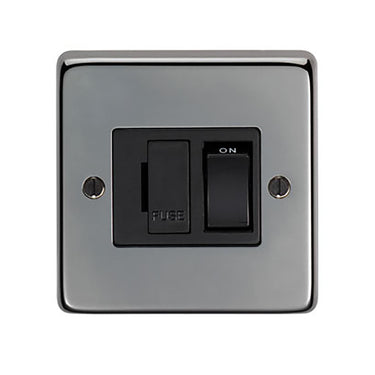 From The Anvil's Black Nickel 13 Amp Fused Switch; #finish_black-nickel