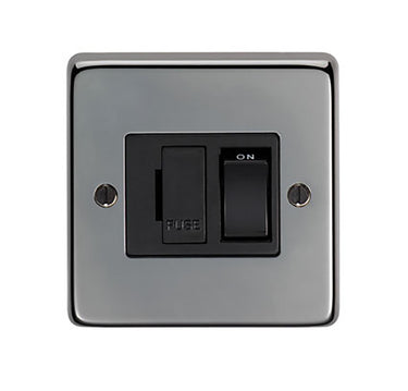 From The Anvil's Black Nickel 13 Amp Fused Switch; #finish_black-nickel
