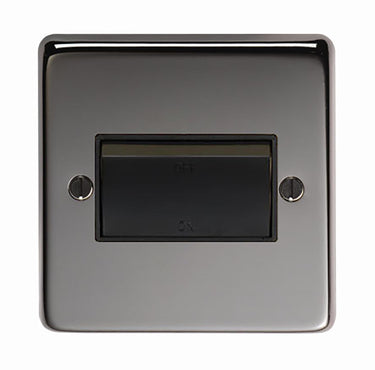 From The Anvil's Black Nickel BN Fan Isolator Switch; #finish_black-nickel